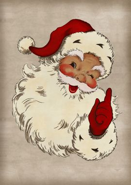 Retro Santa Portrait 4