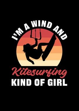 Kitesurfing Girl Kite