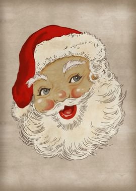 Retro Santa Portrait 6