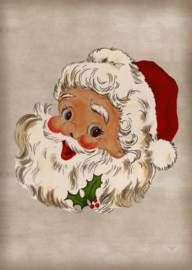 Retro Santa Portrait 3