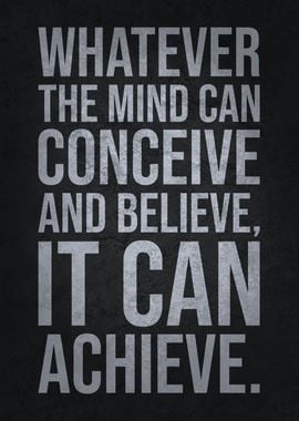 Conceive Believe Achieve