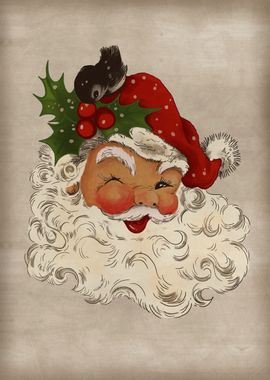 Retro Santa Portrait 5