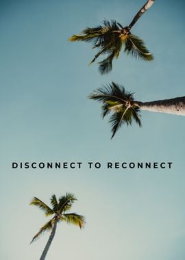 Disconnect to Reconnect