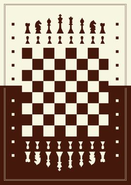 Chess board flat