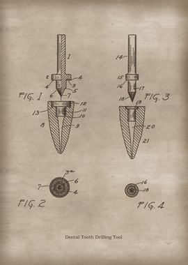 Dental Tooth Drilling Tool