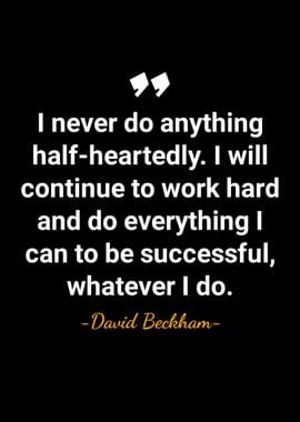 David Beckham quotes 