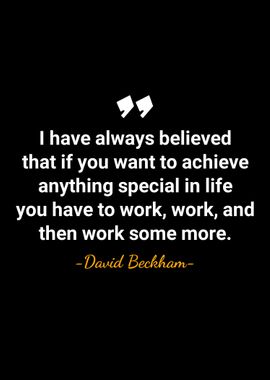 David Beckham quotes 