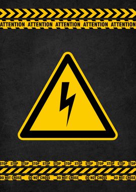 high voltage sign