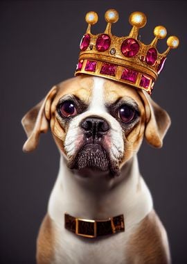 King sales boxer dog