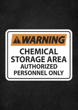 warning chemical sign