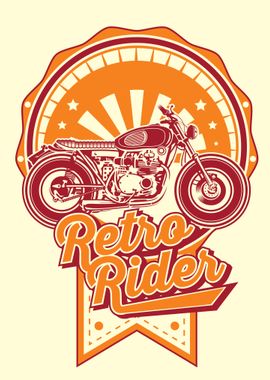 Vintage Retro Rider Lover