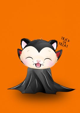 Cute Cat Halloween