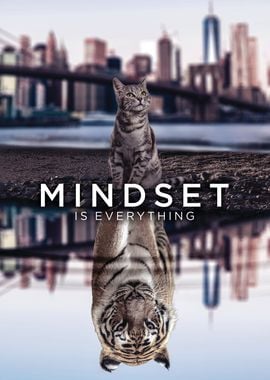 Mindset Is Everything Cat