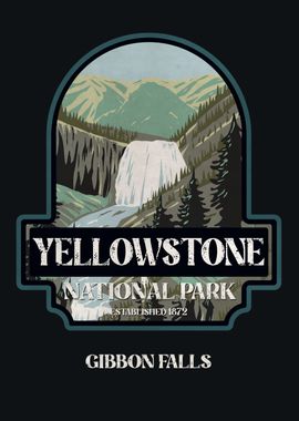 Yellowstone Gibbon Falls