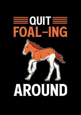 Quit Foaling Around