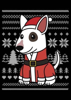 Bull Terrier Dog Christmas