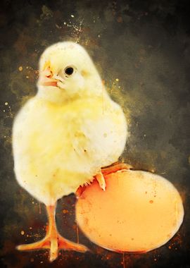 Cute Child Chicken