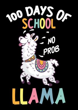 Day 100 School Llama