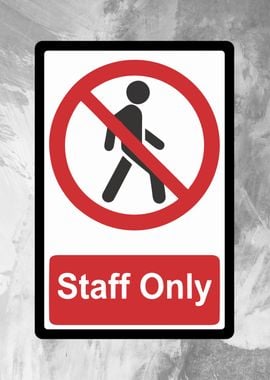 stop staff only