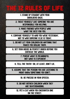 the 12 rules of life