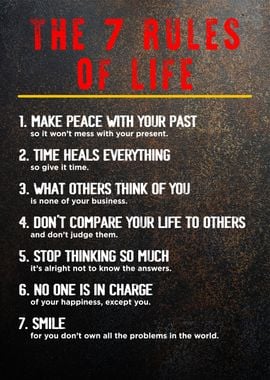 7 rules of life