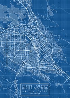 San Jose Map Blueprint