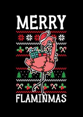 Merry Flaminmas Flamingo