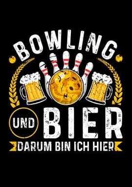 Bowling Bier Kegeln