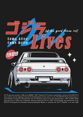 Nissan Skyline R32 GTR Car Poster – My Hot Posters