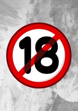 18 sign