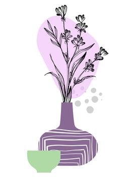 Lavender  Minimalist Gard