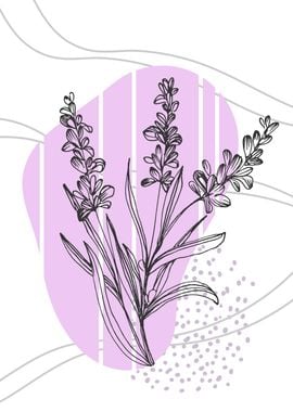 Lavender Simple Minimal Ge