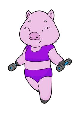 Pig Fitness Dumbbell