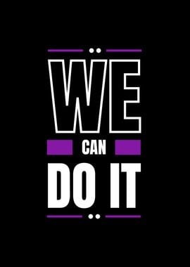 We can do it Poster