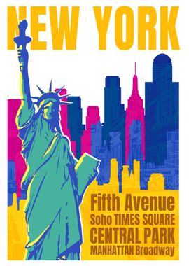 New York City Poster USA