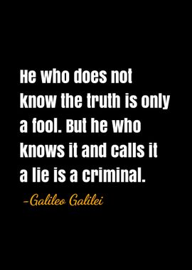 Galileo Galilei quotes