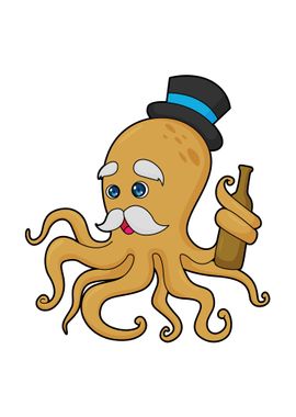 Octopus Gentleman Hat