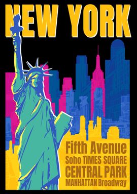 New York City Poster USA