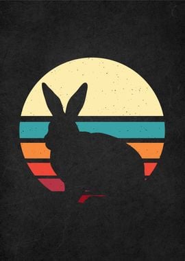 retro vintage bunny