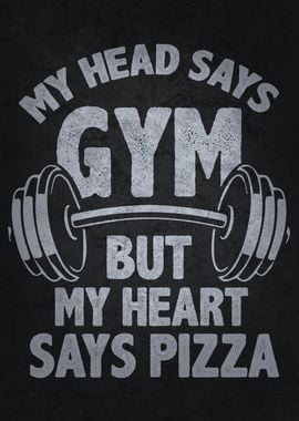 Gym vs Pizza Funny Workout