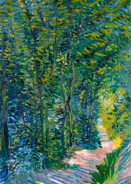 Van Gogh Path in the Woods