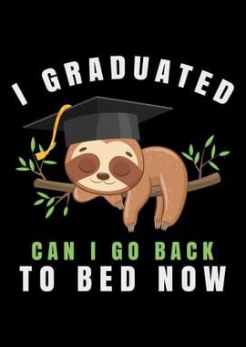 Sleeping Sloth Graduation