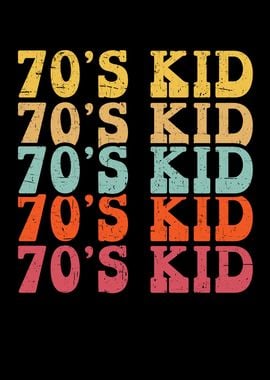 70s Kid 1970 Vintage