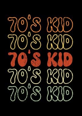 70s Kid 1970 Vintage