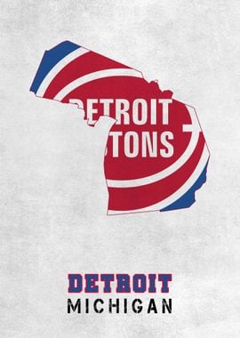 Detroit Michigan State Map