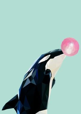 bubble gum animal whale