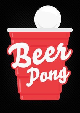 Beer Pong Game Drink Sign