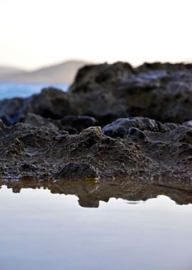 Water reflection in Greece