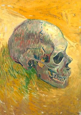 Vincent Van Gogh Skull 