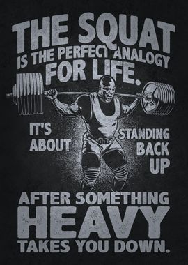 Squat Analogy For Life